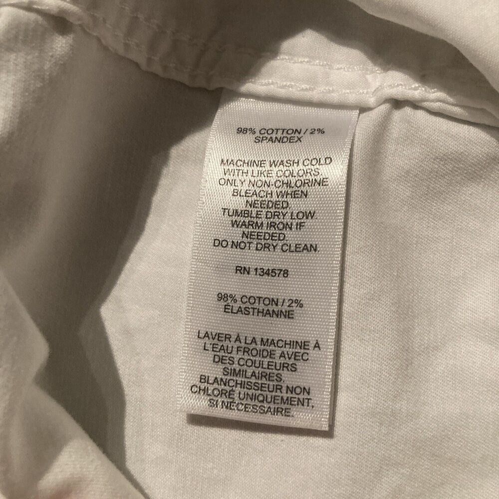 Vineyard Vines White Cotton Shorts Size 20 —May Be NWOT - Picture 6 of 12